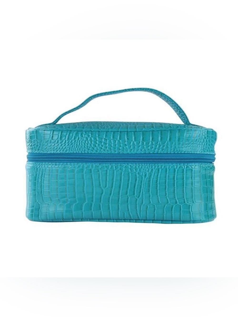 Primeware insulated bag blue teal turquoise crocodile pattern NEW